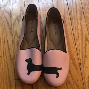 Cute dachshund ballet flats— never worn